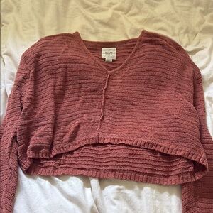 Billabong Cropped Knit Sweater